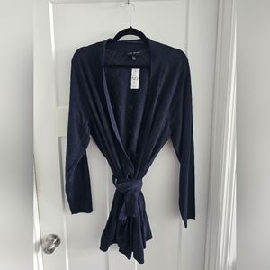 NWT Navy Blue Sweater with Tie